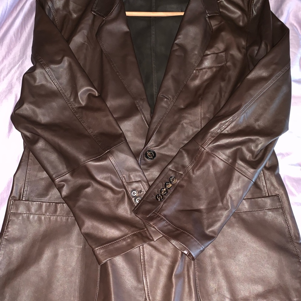 AUTHENTIC BRUNELLO CUCINELLI LEATHER BLAZER